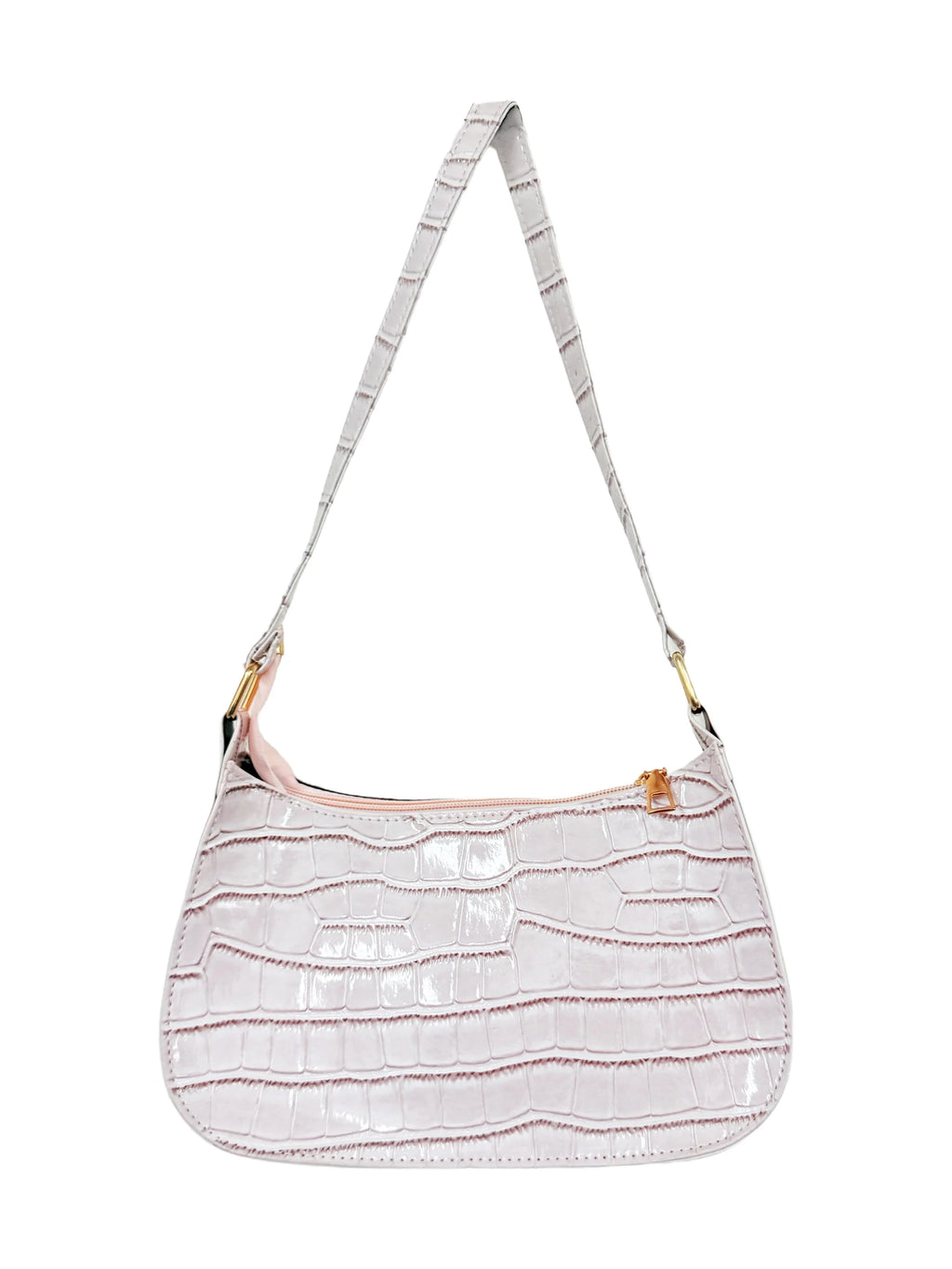 Vintage Schultertasche aus Lackleder – Elegante Damen Baguette Bag im Designer-Stil für Alltag & Freizeit