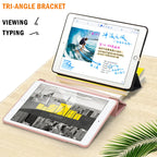 Funda de cuero premium para iPad 10.2 y iPad Air / Pro – Funda inteligente magnética protegida con silicona TPU, resistente al agua y al agua