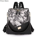 Großer Damen Rucksack aus weichem Lederlook – Modischer Softback Studentinnen-Rucksack mit viel Stauraum 