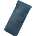 Handgefertigtes Vintage Leder Stifteetui aus Rindsleder – Echtes Leder Pen Case für Füllfederhalter, Reisen & Journaling