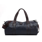 RUIMOM Vintage Sporttasche aus Lederoptik – Große Fitness- &amp; Reisetasche als Schulter- und Messenger Bag para mujeres y hombres
