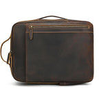 NEWSBIRDS Business Leder Rucksack Herren – Laptop Daypack aus echtem Rindsleder mit USB-Ladeanschluss