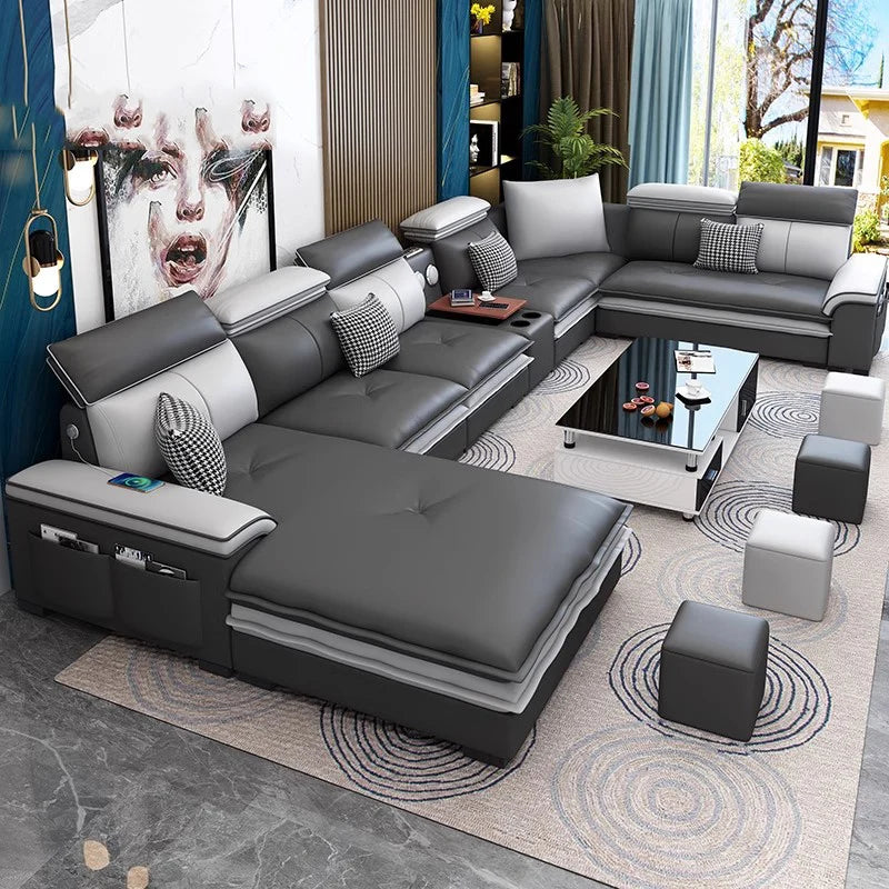 Nordisches Designer Lounge-Sofa – Modernes Relax-Sofa im italienischen Minimalismus, devient Lazy Couch pour Wohnzimmer &amp; Lounge