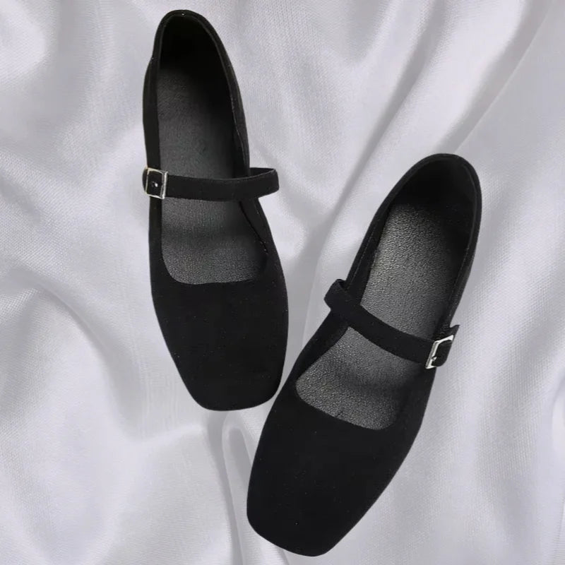 BCEBYL Damen Flats 2025 – Ballerines Mary Jane confortables au printemps et à l'automne, chaussures décontractées élégantes pour le printemps et l'été