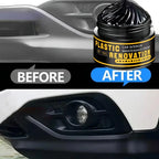 Car Interior & Plastic Scratch Remover Wax – Kunststoff- & Leder-Reparaturwachs für Auto Innenraum, Kratzerentferner & Tiefschwarz-Glanz