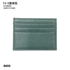 Personalisierter Leder Kartenhalter mit Initialen – Slim Wallet aus echtem Rindsleder für Damen &amp; Herren