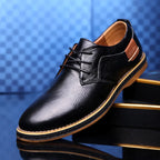Chaussures Oxford pour hommes en cuir véritable – Chaussures richelieu élégantes au style italien, confort et luxe jusqu'à la taille 48 