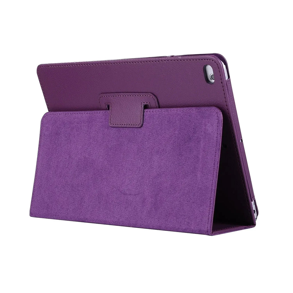 Étui à rabat en cuir PU pour iPad 9.7, 10.2, 10.9 et 11 pouces – Étui pour tablette Smart Wake avec fonction support pour iPad 2-11, Air, Pro et mini 