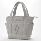 Disney Snoopy Cord Tote Bag - Große Cord Schulter- &amp; Handtasche mit Reißverschluss, viel Stauraum &amp; süßem Cartoon-Design 