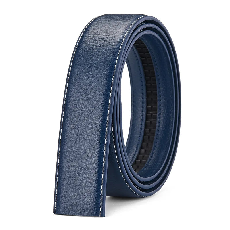Automatischer Gürtelriemen ohne Schnalle – PU-Leder, 3,5 cm breit, für Herren & Damen