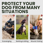 Robuster Drahtkorb-Hundemaulkorb mit PU-Leder-Riemen – Atmungsaktiver, sicherer Trainings-Maulkorb für mittelgroße & große Hunde