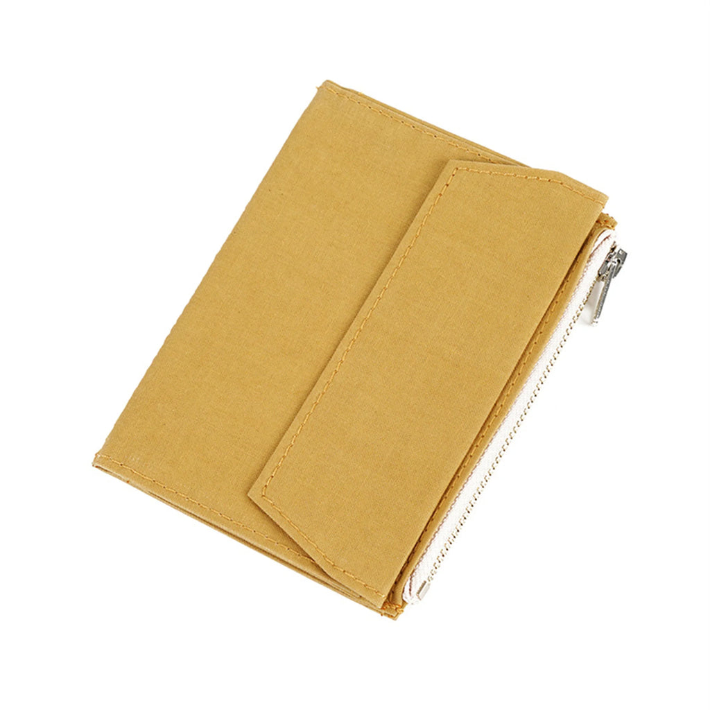 Pochette de voyage en toile pour carnet de notes et cartes de voyage – Pochette de rangement longue durée pour documents et articles de voyage