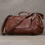 Luxuriöse Leder Reisetasche aus echtem Rindsleder – Hochwertige Carry-On Duffle Bag für Damen &amp; Herren, stilvolle Weekender Tasche 