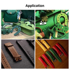 WUTA Basic Rechteck Lederstanzer – Quadratischer & Oblonger Hohlstanzer aus Carbonstahl für Gürtel, Riemen & Uhrenarmbänder