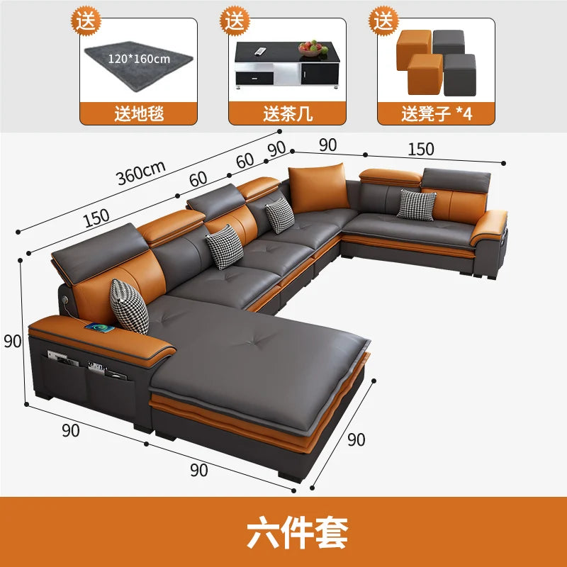 Nordisches Designer Lounge-Sofa – Modernes Relax-Sofa im italienischen Minimalismus, devient Lazy Couch pour Wohnzimmer &amp; Lounge