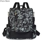 Großer Damen Rucksack aus weichem Lederlook – Modischer Softback Studentinnen-Rucksack mit viel Stauraum 