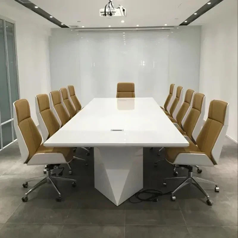 Executive Bürostuhl aus Leder – Komfortabler Konferenz- &amp; Computerstuhl für langes Sitzen, Homeoffice &amp; Mitarbeiterarbeitsplätze 