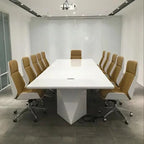 Executive Bürostuhl aus Leder – Komfortabler Konferenz- &amp; Computerstuhl für langes Sitzen, Homeoffice &amp; Mitarbeiterarbeitsplätze 