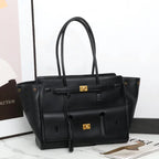 Luxus Wing Bag en cuir – Grand sac fourre-tout avec argent ou or, sac à main tendance pour femme. 