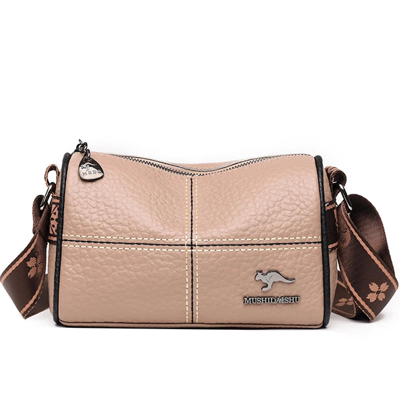 Luxuriöse Damen Handtasche aus weichem Rindsleder – Hochwertige Schulter- & Crossbody Bag 2024, elegante Leder Tote für Alltag & Business