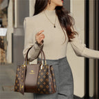 Luxus Damen Handtasche mit großem Fassungsvermögen – Weiche Schulter- & Crossbody Bag aus Mikrofaserkunstleder, elegant & vielseitig