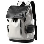 TANGHAO Herren Leder Rucksack – Vintage 15,6 Zoll Laptop Daypack, Wasserdicht & Langlebig für Reisen, Schule und Alltag