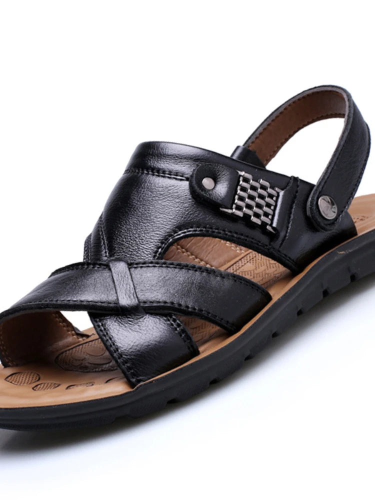 Herren Sandalen in großen Größen – Klassische Roman Sandalen für den Sommer, Bequeme Outdoor & Walking Slipper bis Größe 50