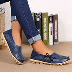 HAJINK Damen Flats 2025 – Ballerines véritables avec chaussures de course, chaussures plates à enfiler pour les loisirs, chaussures décontractées élégantes pour femmes 