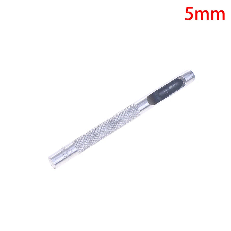 Rundloch Leder Stanze 3–25 mm en Stahl – Präziser Hohl-Lochstanzer für Leder, Kunststoff, Gummi &amp; Dichtungen (DIY Werkzeug) 