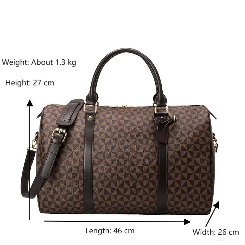 GOYN Vintage Große Reisetasche – Unisex Travel Duffle & Tote Bag mit viel Stauraum, Carry-on Weekender für Flugzeug, Gym & Arbeit