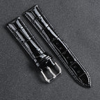 Glänzendes Leder Uhrenarmband aus Kalbsleder – Elegantes Business-Armband in 12–22mm für Damen & Herren