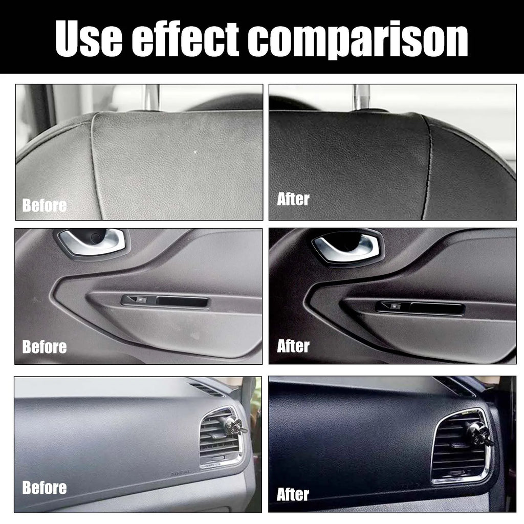 Auto Innenraum Renovierungspaste 100 g – Pflegewachs für Leder, Kunststoff & Gummi | Glanz, Schutz & Auffrischung