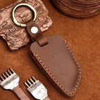 Premium Leder Autoschlüssel Hülle für BMW – Hochwertige Key Case Tasche aus Echtleder für F20, G20, G30, X1–X7 & mehr