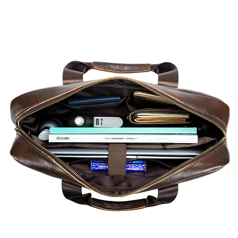 STEEL LION Sac à dos pour homme avec véritable sac à dos – Grand sac pour ordinateur portable 14 pouces avec gourde et sac à provisions