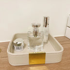 Moderne Leder Ablageschale für Schreibtisch & Flur – Minimalistische Aufbewahrung für Schlüssel, Schmuck, Uhr & Handy