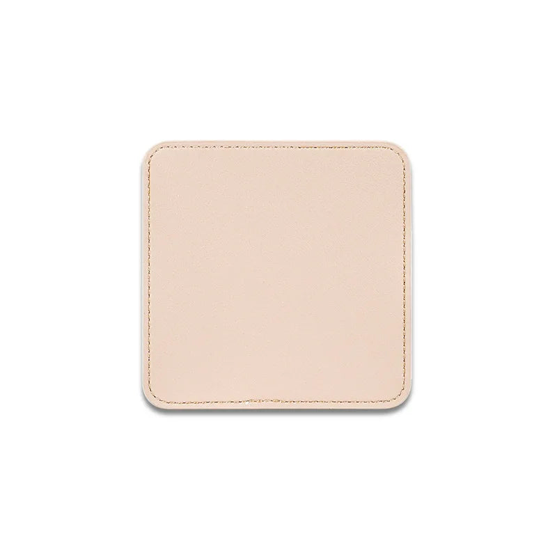 Individueller PU-Leder Untersetzer mit Logo – Achteckiger Kaffee- &amp; Tassenuntersetzer im nordischen Stil | Résistant à l'eau et moderne 