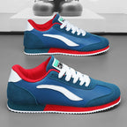 WONST Herren Sneakers – Klassische Blaue Lederschuhe, Sportlich &amp; Modisch, Laufschuhe für Training und Alltag 