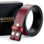 Hochwertiger LUCKACE Leder Gürtel für Herren – Zeitloser Business- und Freizeitstil