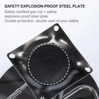 Rbefeuly Premium Barhocker aus Nappaleder – Höhenverstellbarer 360° Dreh-Barstuhl mit Rückenlehne & Edelstahlfuß für Küche, Bar & Essbereich