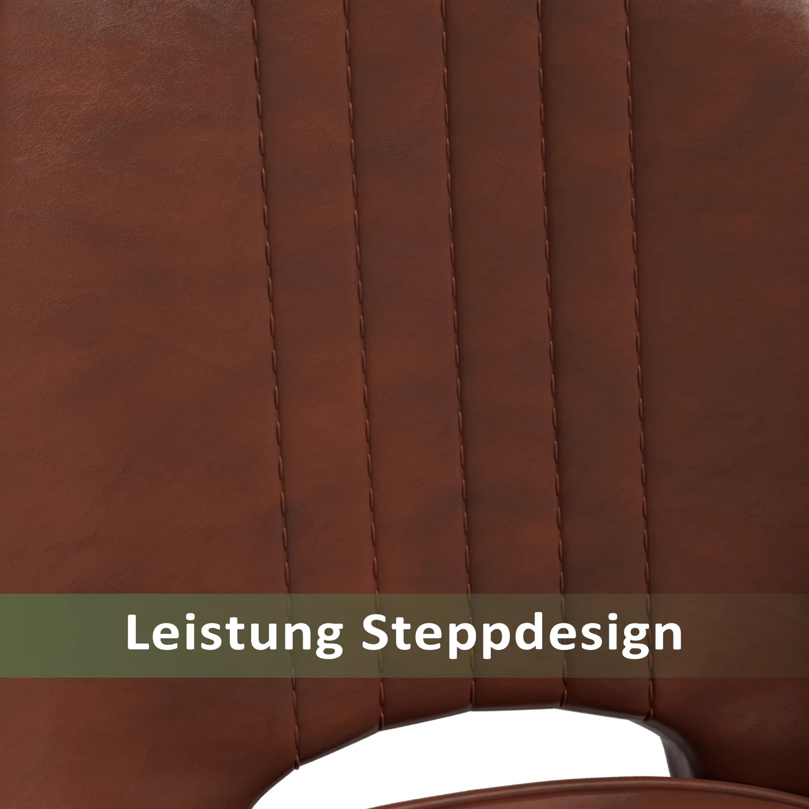 Set aus 2 modernen Esszimmerstühlen aus Kunstleder – Gepolsterte Dining Chairs mit hoher Rückenlehne & Metallbeinen für Küche & Esszimmer