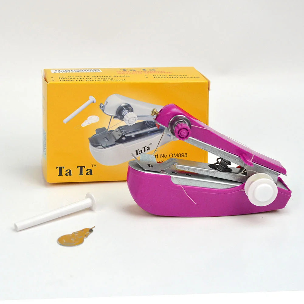 Tragbare Mini Handnähmaschine – Kabellose manual Nähmaschine für Kleidung, Leder &amp; DIY-Projekte