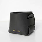 Nordic Faltbare PU-Leder Aufbewahrungsbox – Kompakter Entryway & Desktop Organizer für Schlüssel, Kosmetik & Kleinteile