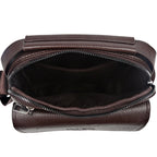 Bolso bandolera y bandolera de cuero para hombre: bolso para portátil de negocios con mayor capacidad y estilo