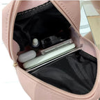 FXZLLQ Mochila de cuero PU para mujer: bandolera y bolso cruzado multifunción con un aspecto práctico y lujoso