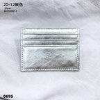 Personalisierter Leder Kartenhalter mit Initialen – Slim Wallet aus echtem Rindsleder für Damen &amp; Herren