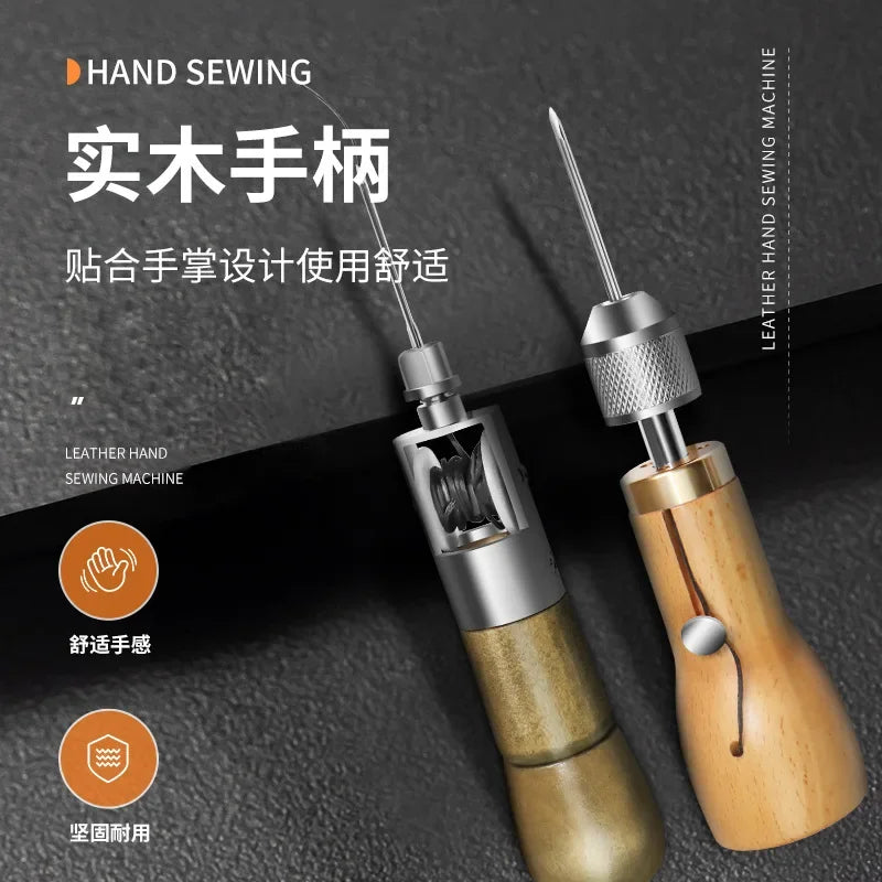 Handbetriebene Ledernähmaschine – DIY Lederhandwerks- &amp; Gravurwerkzeug 