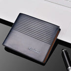 Herren Business PU Leder Geldbörse – Slim Kurzportemonnaie mit Kartenfächern, Münzfach &amp; Multifunktion 