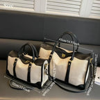 Große Damen Travel Bag 2025 – Modische Schulter- &amp; Reisetasche mit Reißverschluss, leichte Commuter Handtasche mit großem Fassungsvermögen 