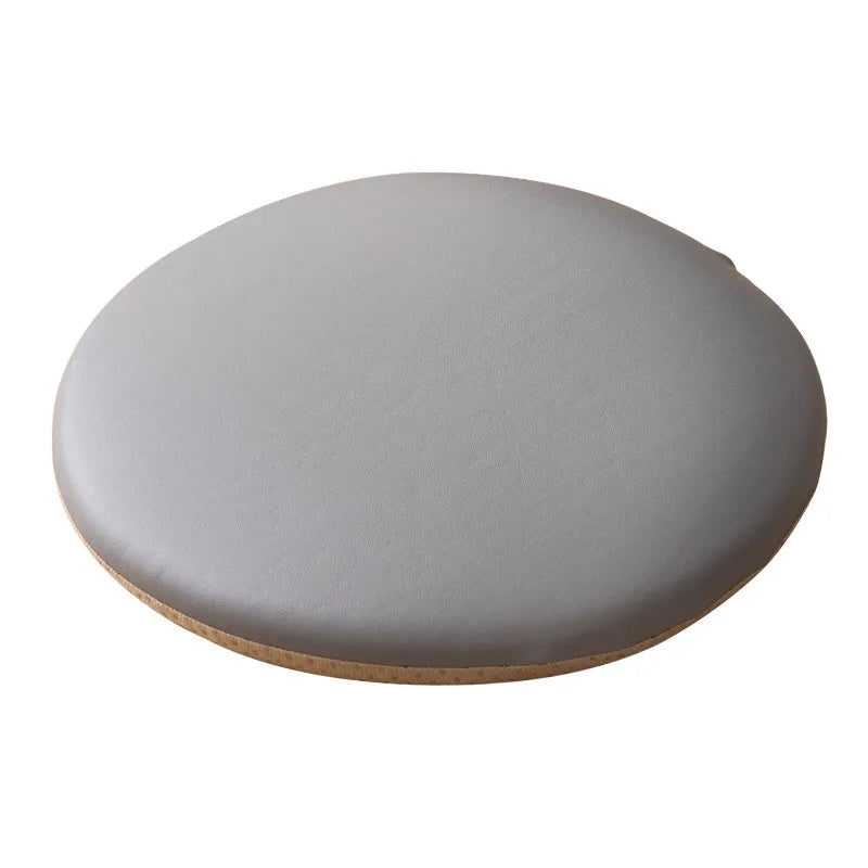 Rundes Leder Stuhlkissen – Wasserdichtes, tragbares Sitzkissen für Esszimmer, Küche & Homeoffice