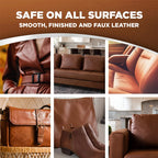 Premium Lederpflege Set 80 g – Reparatur- & Pflegewachs für Auto Innenraum, Schuhe, Taschen & Möbel